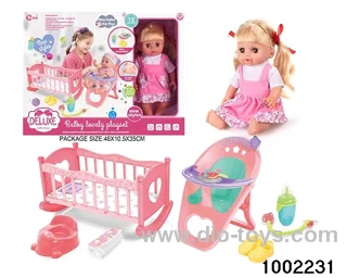 14-inch enamel doll with 12-tone IC in window box
