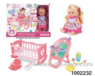 14-inch enamel doll with 12-tone IC in window box
