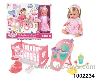 14-inch enamel doll with 12-tone IC in window box