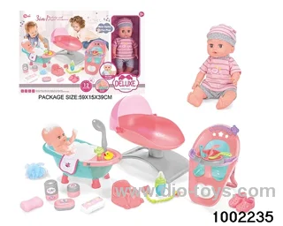 14-inch enamel doll with 12-tone IC in window box