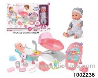14-inch enamel doll with 12-tone IC in window box