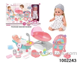 14-inch enamel doll with 12-tone IC in window box