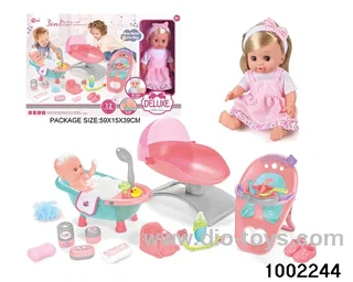 14-inch enamel doll with 12-tone IC in window box