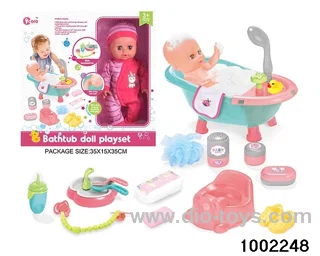14-inch enamel doll with 12-tone IC in window box