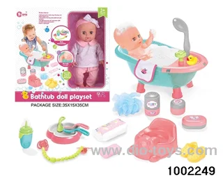 14-inch enamel doll with 12-tone IC in window box