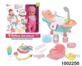 14-inch enamel doll with 12-tone IC in window box