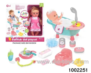 14-inch enamel doll with 12-tone IC in window box