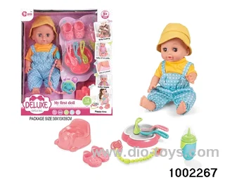 14-inch enamel doll with 12-tone IC in window box