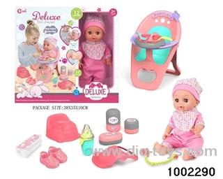 14-inch enamel doll suit (12 tones) in window box