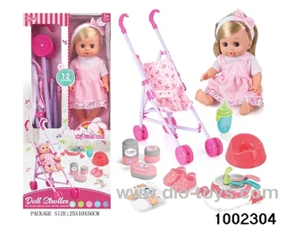 14-inch enamel doll suit (12 tones) in window box