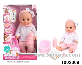 14-inch enamel doll suit (12 tones) in window box