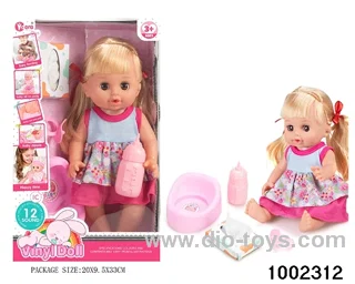 14-inch enamel doll suit (12 tones) in window box