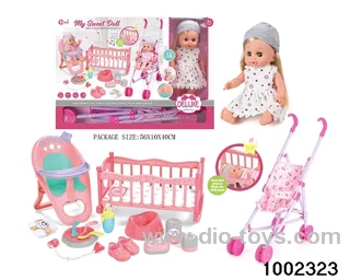 14-inch enamel doll three-in-one suit (12 tones) in window box