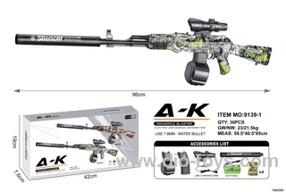 Electric gun in color box
