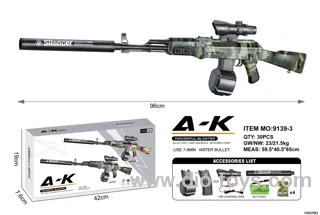 Electric gun in color box