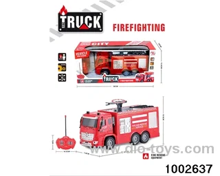 4ch RC car fire ambulance in window box