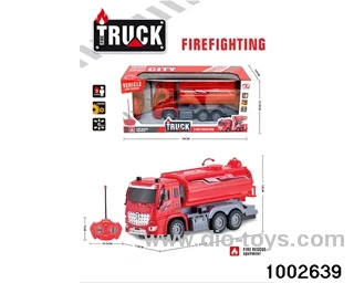 4ch RC car fire water storage truck in window box