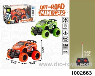 1:43 4ch light RC car in window box