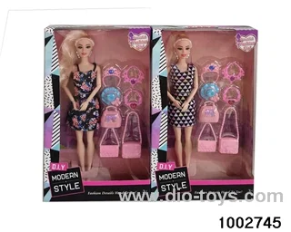 11.5-inch 9-joint doll suit in window box