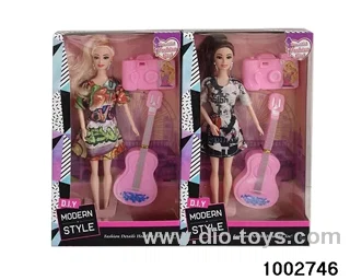 11.5-inch 9-joint doll suit in window box