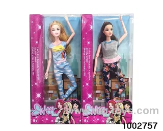 11.5-inch 11-joint doll suit in window box