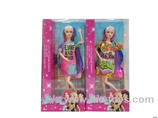 11.5-inch 11-joint doll suit in window box