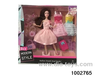 11.5-inch 12-joint doll suit in window box