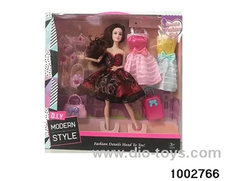 11.5-inch 12-joint doll suit in window box