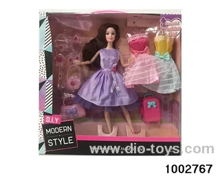 11.5-inch 12-joint doll suit in window box