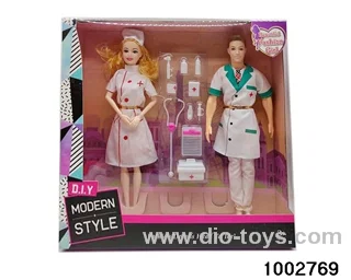 11.5-inch 12-joint doll suit in window box