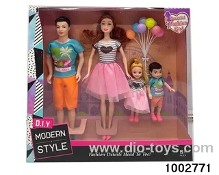 11.5-inch 9-joint doll suit in window box
