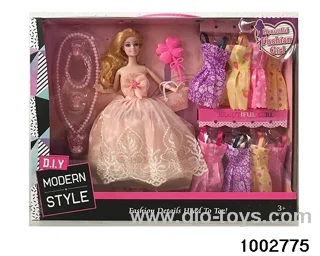 11.5-inch 9-joint doll suit in window box