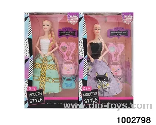 11.5-inch 9-joint doll suit in window box