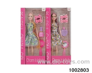 11.5-inch 12-joint doll suit in window box