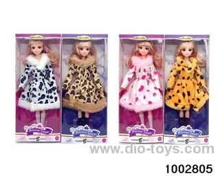 11.5-inch 9-joint doll suit in window box