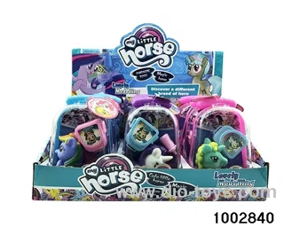 Enamel pony suit in display box