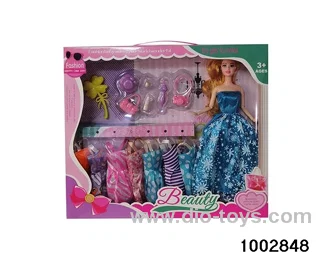 11.5-inch 9-joint doll suit in window box