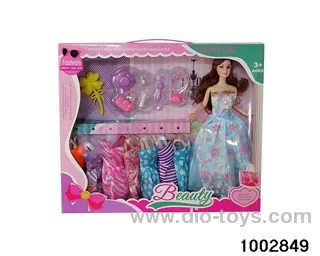 11.5-inch 9-joint doll suit in window box