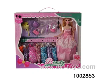 11.5-inch 9-joint doll suit in window box