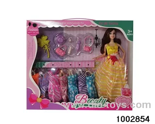 11.5-inch 9-joint doll suit in window box