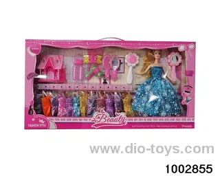 11.5-inch 9-joint doll suit in window box