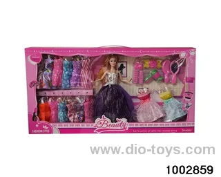 11.5-inch 9-joint doll suit in window box