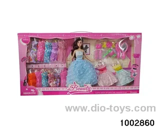11.5-inch 9-joint doll suit in window box
