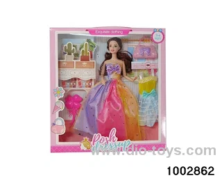 11.5-inch 9-joint doll suit in window box