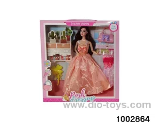 11.5-inch 9-joint doll suit in window box