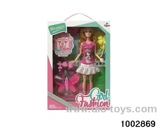11.5-inch 9-joint doll suit in window box
