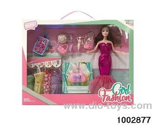 11.5-inch 9-joint doll suit in window box