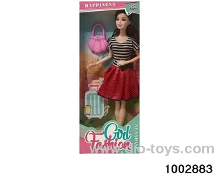 11.5-inch 9-joint doll suit in window box