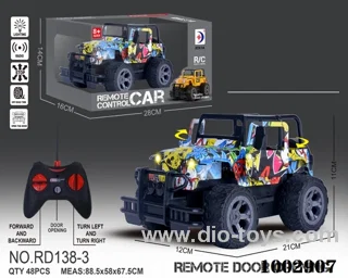 RC JEEP IN WINDOW  BOX
