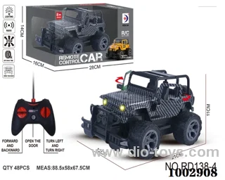 RC JEEP IN WINDOW  BOX